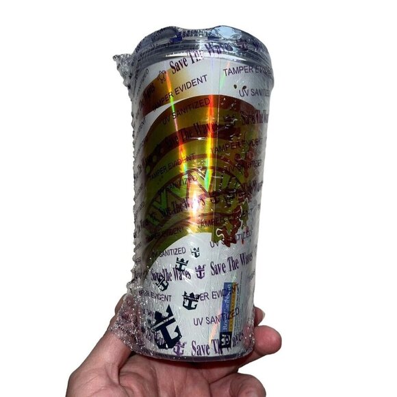NEW Coca Cola Royal Caribbean Reusable Cold Drink Cup Plastic All the Ships - Picture 2 of 2